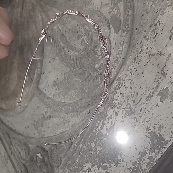 Women's silver tone headpiece wedding tiara rhinestone new - Picture 4 of 7